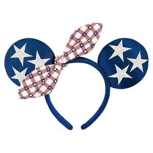 Disney Parks All American Girl Minnie Mouse Ears Headband